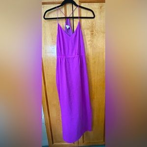 J. crew purple maxi dress. Size 2 petite.